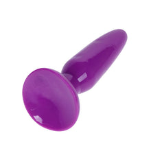 BAILE Piccolo Plug Anale Viola – Comfort e Morbidezza con Ventosa per un Uso Versatile