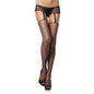 Comprar LEG AVENUE Liguero Y Medias De Red Industrial Negro – Diseño Atrevido Para Un Look Impactante-Noxtic