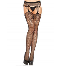 Comprar LEG AVENUE Medias En Red Con Liguero – Diseño Elegante Para Ocasiones Especiales-Noxtic