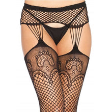 Comprar LEG AVENUE Medias En Red Con Liguero – Diseño Elegante Para Ocasiones Especiales-Noxtic