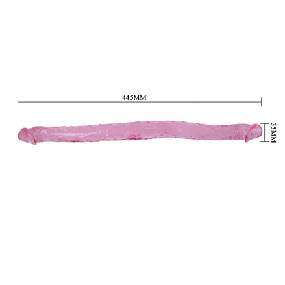 Comprar BAILE Doble Dong Azul 44.5 Cm – Gelatina Flexible Con Tacto Suave Para Uso Versátil-Noxtic