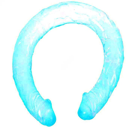 Comprar BAILE Doble Dong Azul 44.5 Cm – Gelatina Flexible Con Tacto Suave Para Uso Versátil-Noxtic