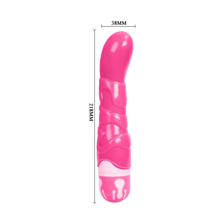 BAILE Vibratore Rosa Realistico 21,8 CM – Immergibile con 10 Funzioni di Vibrazione