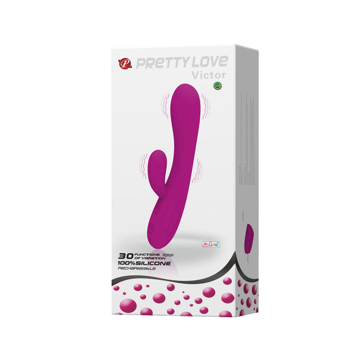 Pretty Love Smart Victor – Vibrador Con Diseño Ergonómico Y 30 Funciones De Vibración