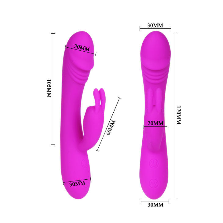 PRETTY LOVE Hunter Vibrador Con Rabbit – Diseño Ergonómico Con 30 Modos De Estimulación