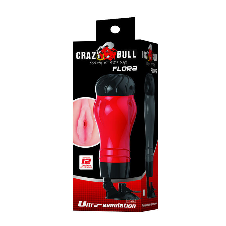 Comprar CRAZY BULL Flora Masturbador Con Base – Diseño Reutilizable Y Lavable Para Uso En Ducha-Noxtic