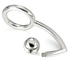 Comprar METAL HARD Anillo Con Gancho Intruder 45mm – Diseño De Acero Quirúrgico Para Placer Aumentado-Noxtic