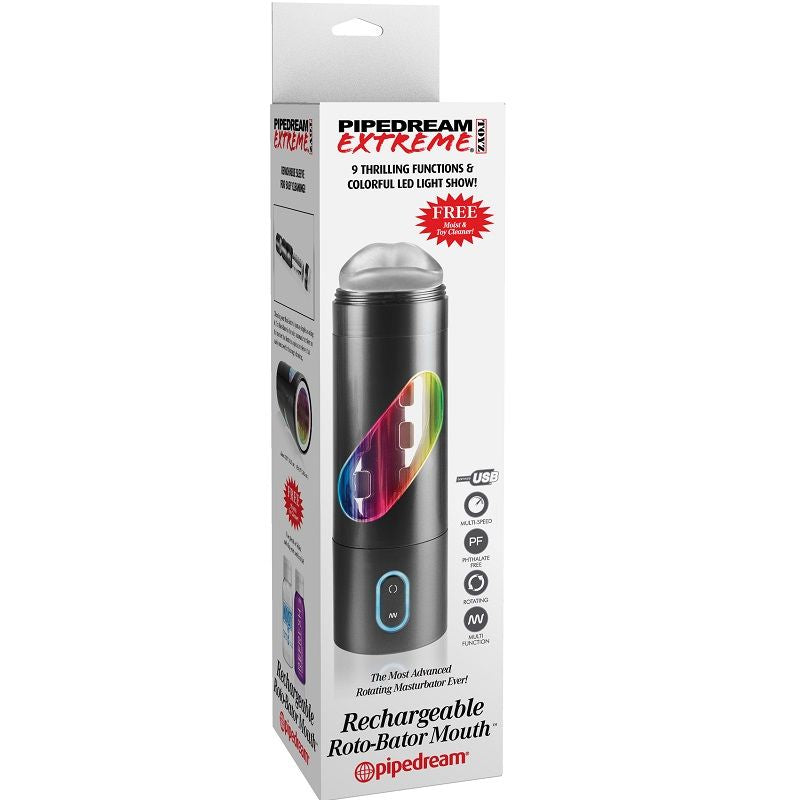 Comprar EXTREME TOYZ Roto Bator USB – Masturbador Con Estimulación Avanzada Y Función Automática-Noxtic