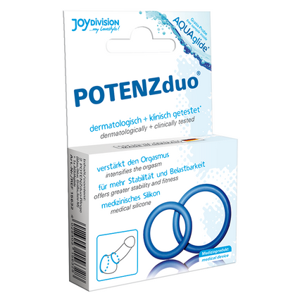 Comprar JOYDIVISION Potenzduo Azul XL – Anillos Doble Para Mayor Firmeza Y Comodidad-Noxtic