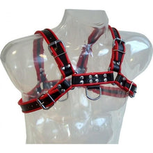 Comprar LEATHER BODY Arnés De Cadena III Negro Y Rojo – Diseño Atractivo Para Ajuste Perfecto-Noxtic