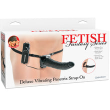 FETISH FANTASY SERIES - SERIES DELUXE ARNÉS VIBRADOR PENETRIS NEGRO