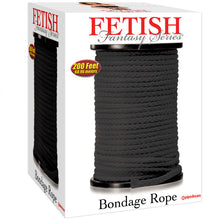 Fetish Fantasy Series Cuerda Seda Negra 60 Metros – Ideal Para Atar Con Estilo Shibari