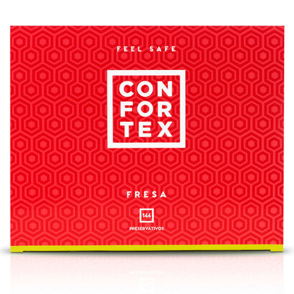 Comprar CONFORTEX Preservativos Fresa Caja 144 Uds – Experiencia Segura Y Placentera Con Sabor A Fresa-PRESERVATIVOS-Noxtic