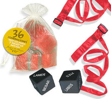 Comprar INEDIT Kit Bolsa Organza Ataduras Rojas – Juego Creativo Con Dados y Ataduras Para Momentos Divertidos-Noxtic