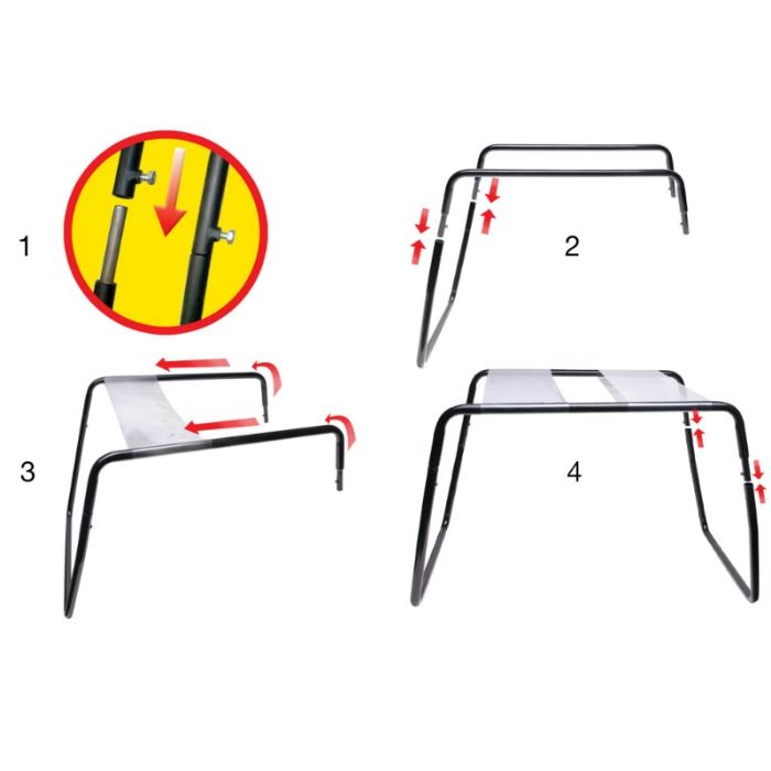 Fetish Fantasy Series Increíble Taburete – Diseño Resistente Para Nuevas Posiciones y Comodidad Durante el Juego