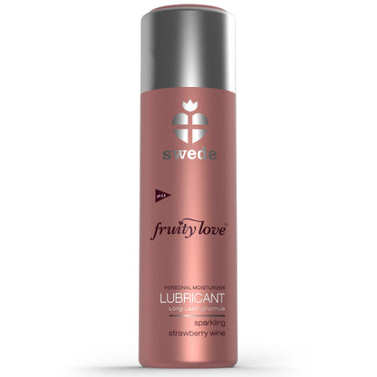 Lubrificante SWEDE Fruity Love Fragole con Champagne 50 ml – Lubrificante idratante dal profumo gradevole