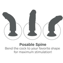 KING COCK - VIBRATOR DILDO 23 CM NATURAL