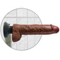 Comprar KING COCK Dildo Vibrador Con Testículos 25.5 Cm Marrón – Diseño Realista Con Potente Funcionalidad-Noxtic