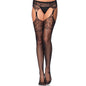 Comprar LEG AVENUE Medias Red Encaje Negro – Diseño Elegante Con Toque Floral Para Comodidad Visual-Noxtic