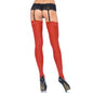 Comprar Leg Avenue Medias Con Costura Trasera Y Liga Encaje Rojo – Elegancia Clásica Para Lencería Sofisticada-Noxtic
