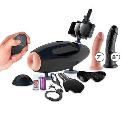 Fetish Fantasy Máquina Sexual Internacional – Estimulador Portátil Para Viajes Con Adaptador Universal