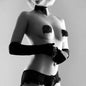 Comprar BIJOUX Burlesque Cubrepezones Brillantes – Diseño Chic Con Lazo Para Sensualidad Atractiva-Noxtic