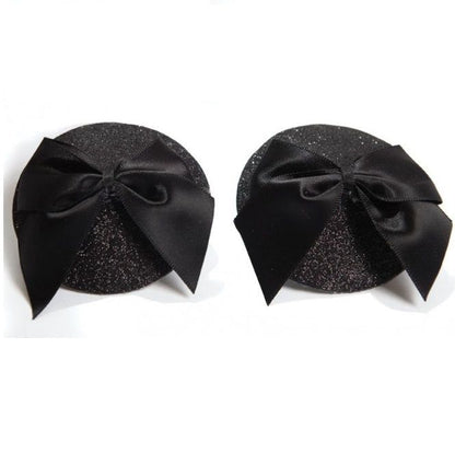 Comprar BIJOUX Burlesque Cubrepezones Brillantes – Diseño Chic Con Lazo Para Sensualidad Atractiva-Noxtic