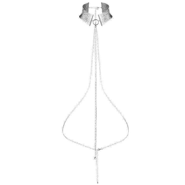 Comprar BIJOUX Désir Métallique Collar Plateado – Accesorio Elegante Para Completar Tu Look-Noxtic