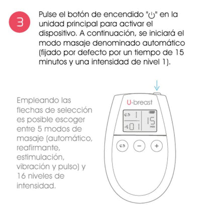 Comprar 500 Cosmetics U Breast – Dispositivo De Electroestimulación Para Aumento Natural De Pechos-Noxtic