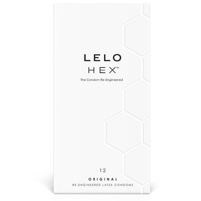 Comprar LELO HEX Preservativos Caja 12 Uds – Sensibilidad Mejorada Con Estructura Hexagonal-PRESERVATIVOS-Noxtic