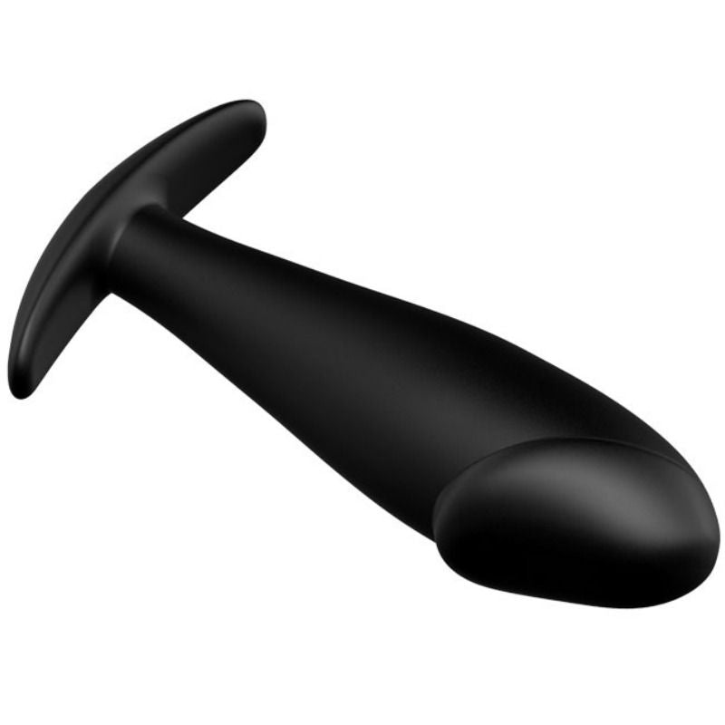 PRETTY LOVE Plug Anal Silicona Negro – Diseño Ergonómico Con Asa Para Fácil Manejo