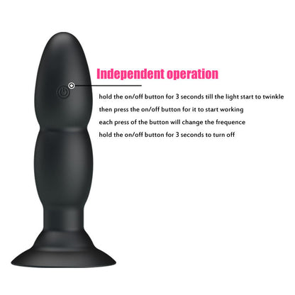 Comprar PRETTY LOVE Plug Vibrador Con Control Remoto – Estimulación Anal Con 8 Modos De Placer-Noxtic