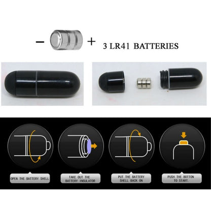 Ditale vibrante Pretty Love Flirtation Stanford Nero – Ditale in silicone testurizzato per un piacere intenso