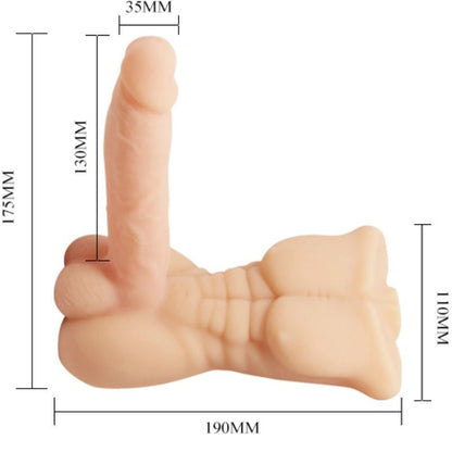 Comprar BAILE Temptation Bigger Man – Pene Vibrador Con Múltiples Velocidades Para Placer Personalizado-Noxtic