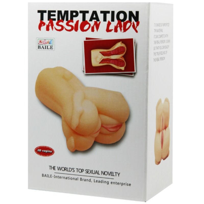 Comprar BAILE Temptation Passion Lady – Masturbador Doble Con Tacto Realista Y Fácil Limpieza-Noxtic