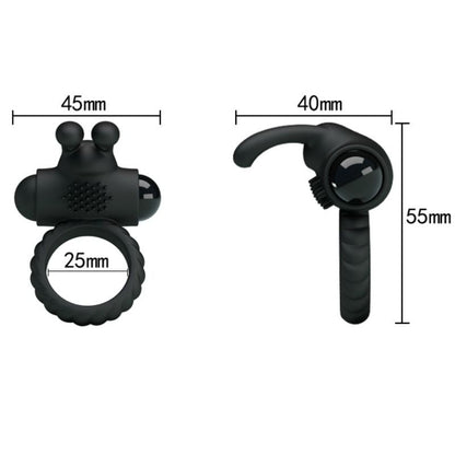 Anello vibrante Pretty Love Eudora – Stimolatore clitorideo in silicone di alta qualità