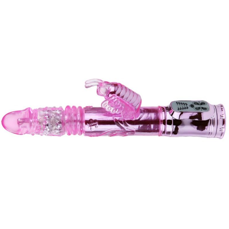 BAILE - RECHARGEABLE VIBRATOR WITH ROTATING AND THROBBING BUTTERFLY STIMULATOR