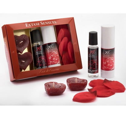 Extase Sensual Red Temptation Chest – Kit aromatico per creare atmosfere di passione