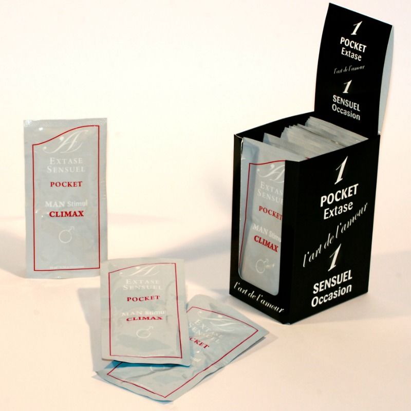 EXTASE Sensual Climax Stimolante Maschile 10 ML – Crema con Effetto Freddo e Caldo per Prolungare il Piacere