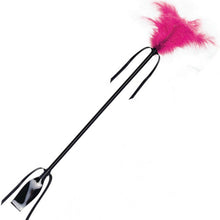 Comprar SECRETPLAY Fusta Y Pluma Negro Y Fucsia – Accesorio Erótico Para Masajes Sensuales Y Estimulación Divertida-Noxtic