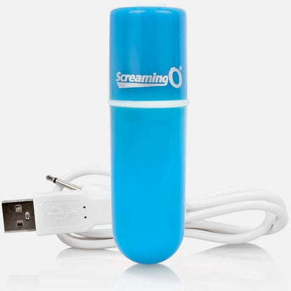 Comprar SCREAMING O Vooom Bala Vibradora Recargable Azul – Potente y Sumergible Con Diez Modos de Vibración-Noxtic