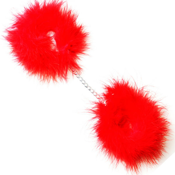 Comprar SECRETPLAY Esposas Rojo Marabú – Complemento Elegante Para Explorar Fantasías Con Estilo-Noxtic