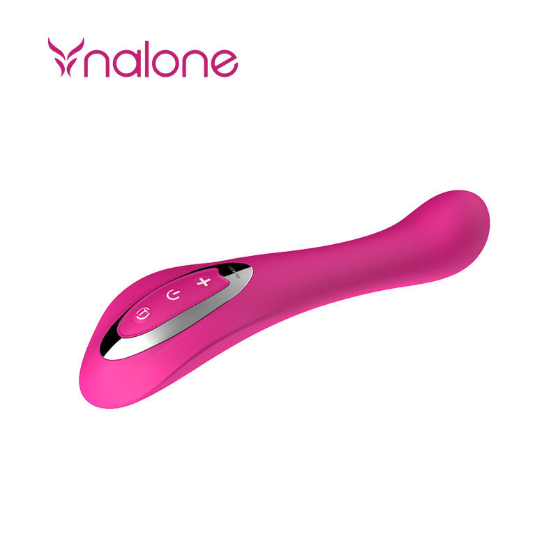 Vibratore NALONE Touch System Rosa – Vibratore ricaricabile con elegante design in silicone medico