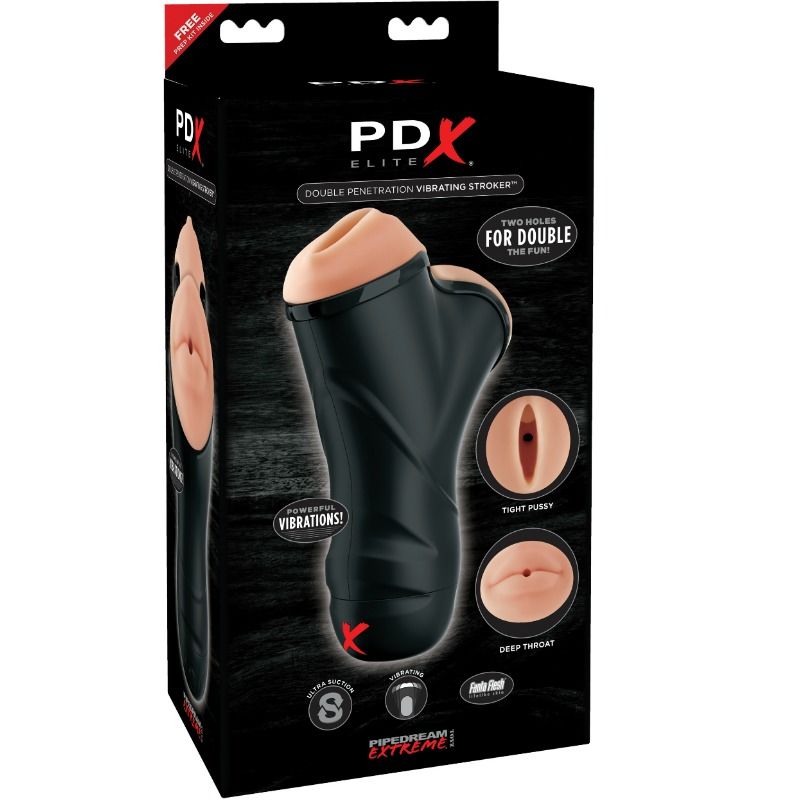 PDX Elite Double Masturbator: esperienza realistica con design innovativo