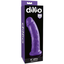 Dildo DILLIO con ventosa da 8 pollici viola – Design ergonomico per esperienze versatili