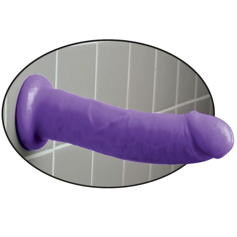 Dildo DILLIO con ventosa da 8 pollici viola – Design ergonomico per esperienze versatili