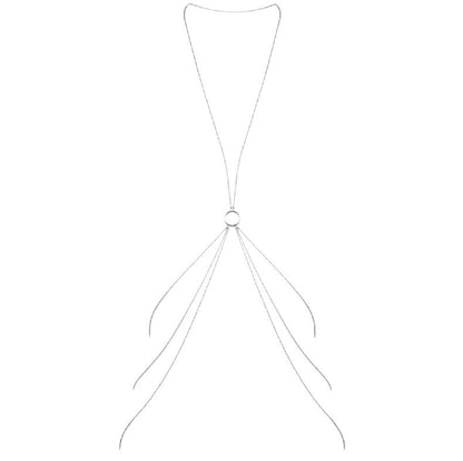 Comprar BIJOUX Magnifique Cadenas Metálicas Para El Cuerpo 8 Silver – Accesorio Elegante Inspirado En El Estilo Vintage-Noxtic