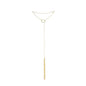 Collana metallica BIJOUX Magnifique – Design elegante con frange dorate per look sofisticati
