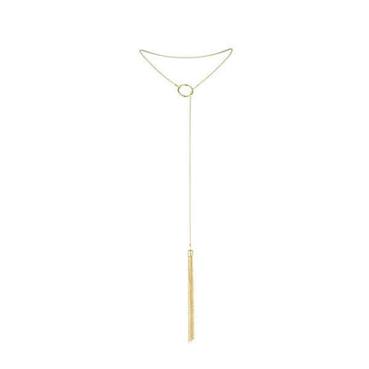 Comprar BIJOUX Magnifique Collar Metálico – Diseño Elegante Con Flecos Dorados Para Looks Sofisticados-Noxtic