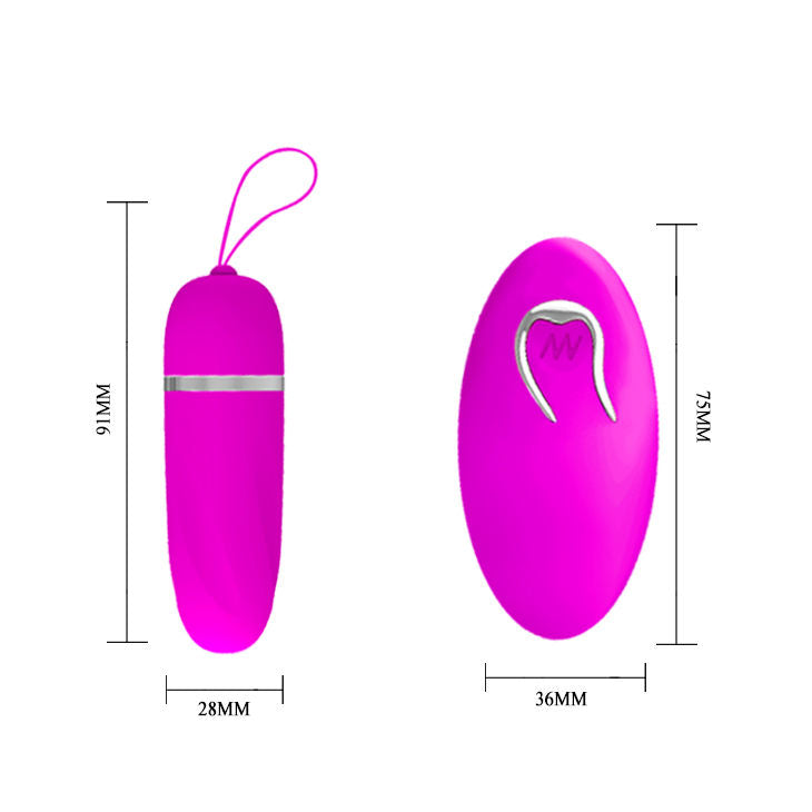 Comprar PRETTY LOVE Huevo Vibrador Debby Con Mando – Estimulador Silencioso Para Placer Personalizado-Noxtic